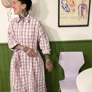 Gingham Pink Maxi Dress